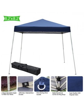 2.5 x 2.5m Portable Home Use Waterproof Folding Tent Blue